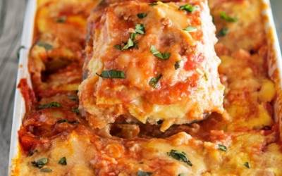 Cauliflower Noodle Lasagna
