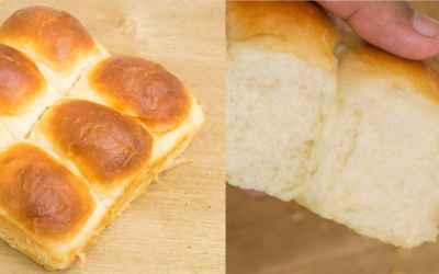 Eggless Ladi Pav in Pressure Cooker - Eggless Baking Without Oven