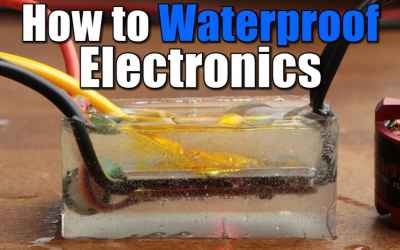 How to Waterproof Electronics || Nail Polish, Silicone, Potting Compound
