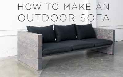 how to make an Outdoor Sofa