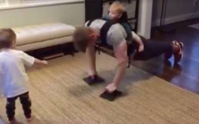 When fatherhood and fitness collide, it