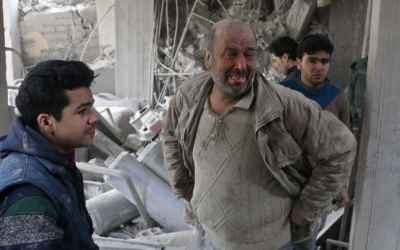 Airstrikes are still pounding Eastern Ghouta despite a ceasefire, doctor says