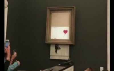 Woman to keep shredded £1m Banksy