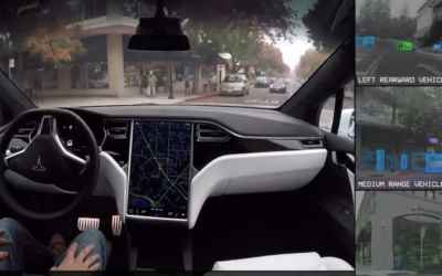 Watch What the Tesla Autopilot Sees While Driving | Interesting Engineering