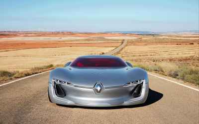 The Renault TREZOR Electric CoupÃ© Concept - Design Milk