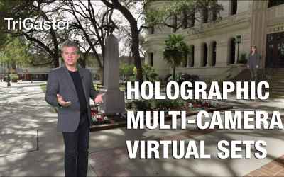 NewTek TriCaster - Holographic Virtual Set Demonstration
