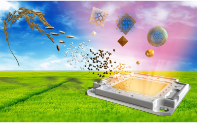 Silica in waste rice husks used to produce LED light