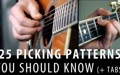 25 Fingerpicking Patterns In 5 Minutes! (+tabs)