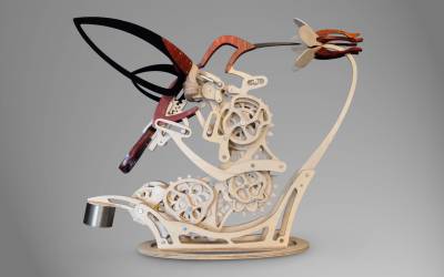 Colibri: an organic motion sculpture