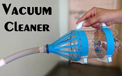 How to Make a Vacuum Cleaner using bottle - Easy Way