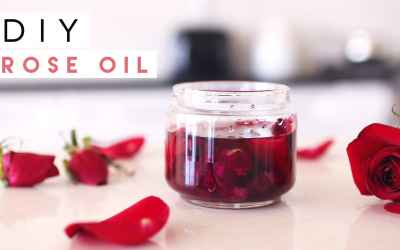 DIY Rose Oil for Skin, Hair, Nails