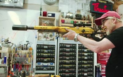 Watch Adam Savage Build the Nerf Sniper Mod of Your Dreams