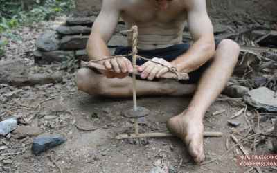 Primitive Technology: Cord drill and Pump drill