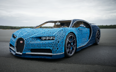 LEGO built a life size, drivable Bugatti from over a million Technic pieces